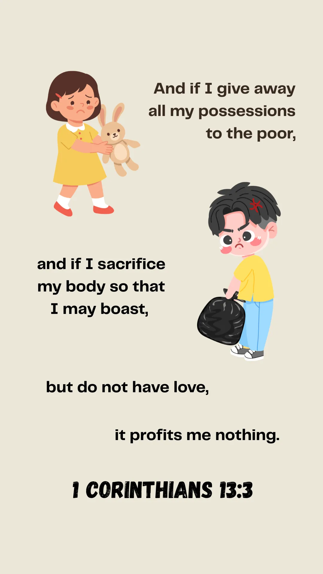 Bible verse — 1 Corinthians 13:3