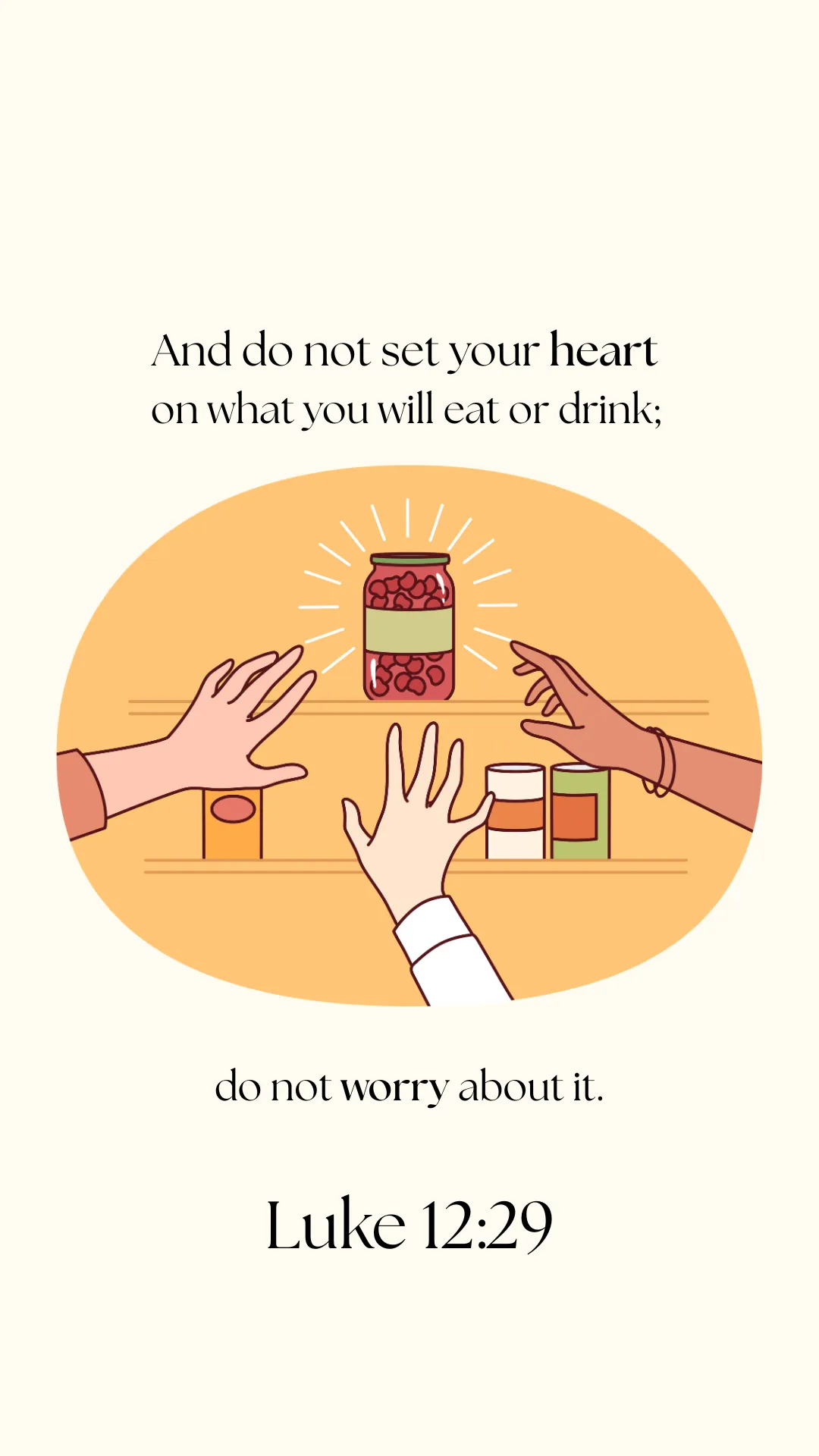 Bible verse — Luke 12:29